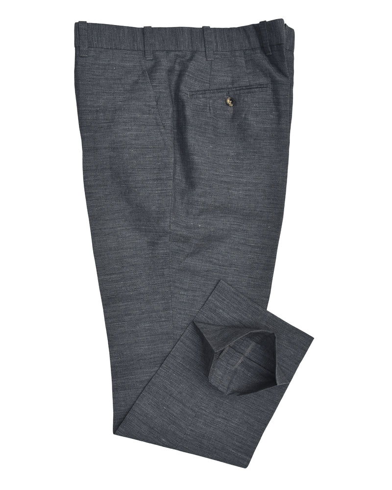 Solbiati Aschgraue Leinenhose