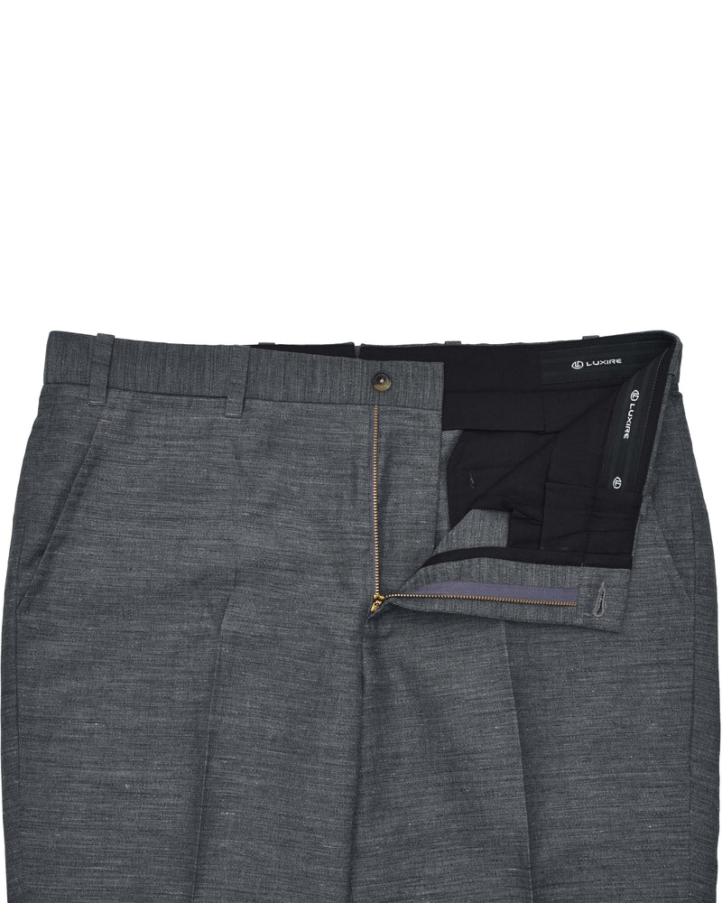 Solbiati Aschgraue Leinenhose