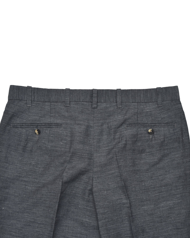 Solbiati Aschgraue Leinenhose
