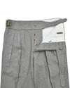 Gurkha Pant in Grey Wool Flannel