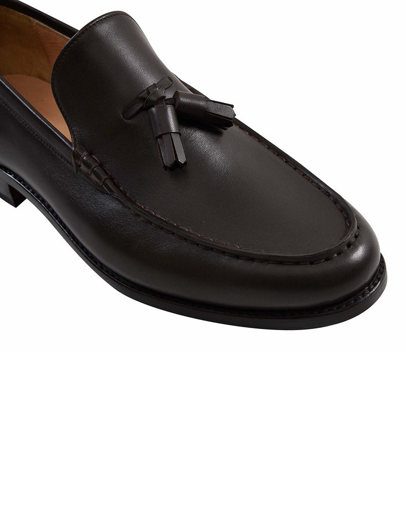 Loafer mit Quaste Schwarz