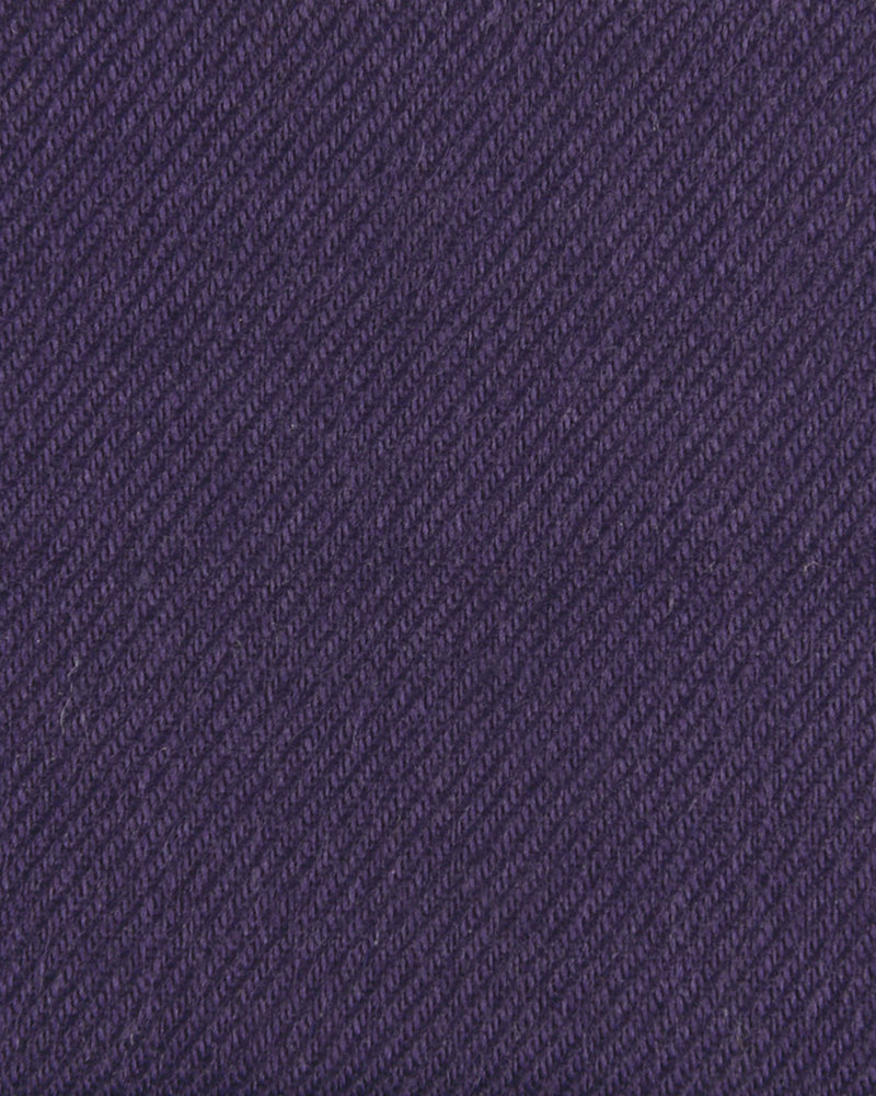 Cashmerello Alumo: Dark Purple Cotton Twill