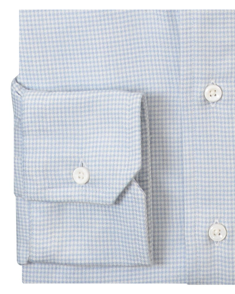 Cashmerello Alumo : Pied-de-poule bleu pastel
