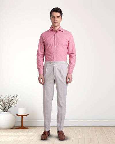 Vitale Barberis Canonico - Ecru Woolen Flannel