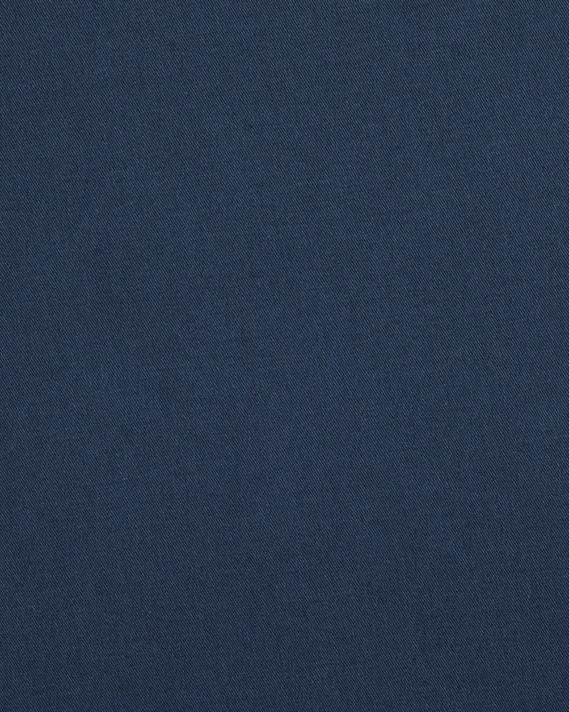 Marineblauer Twill Dehnbare Chino