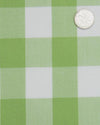 Light Apple Green Windowpane Checks