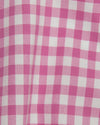 Heller rosa mutiger Gingham auf Weiß