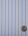 Abwechselnde Streifen in Alumo Navy und Sky Blue
