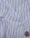 Abwechselnde Streifen in Alumo Navy und Sky Blue