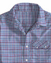 Rot, Blau, Creme, kariert, Oxford