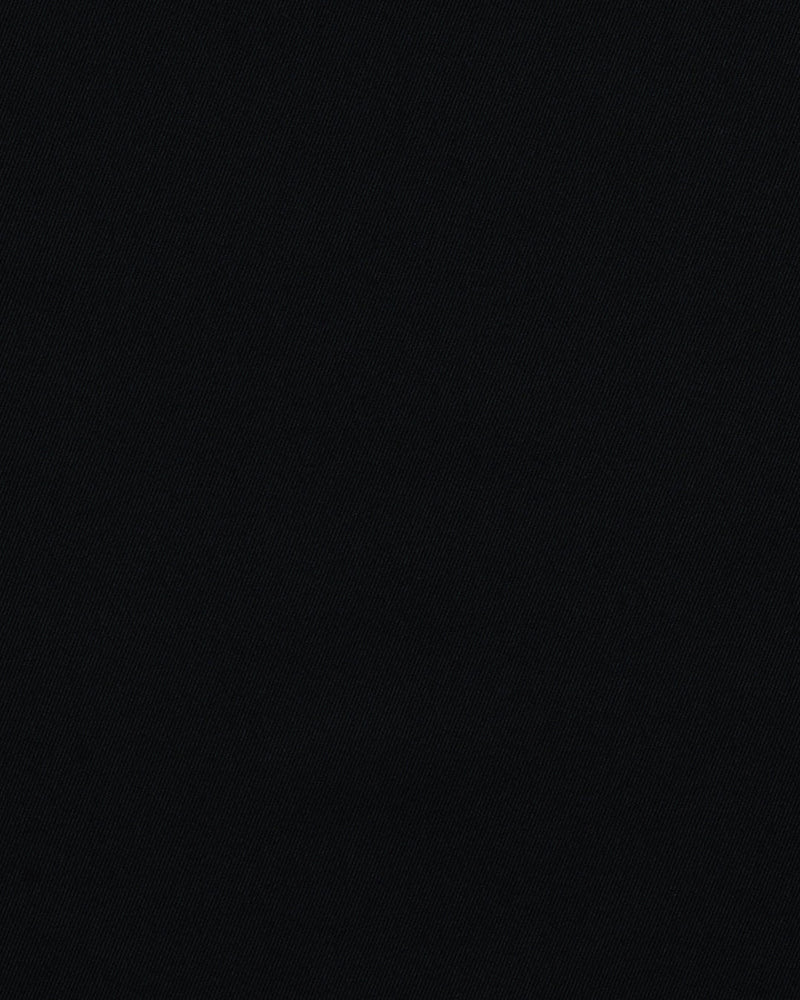 Midnight Black Twill Pants