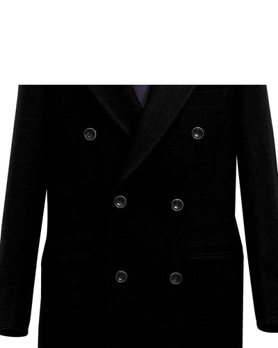 Luxire Wollmantel in Schwarz