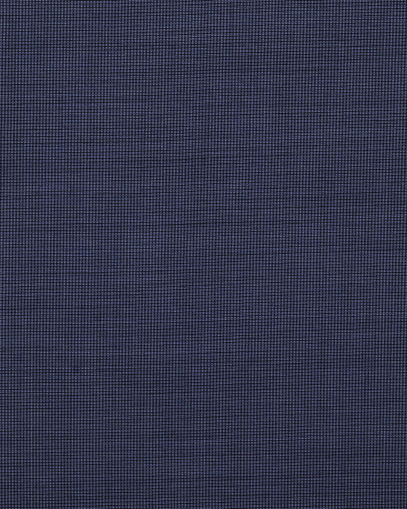 VBC Hose mit Mini-Karos in Blau und Schwarz