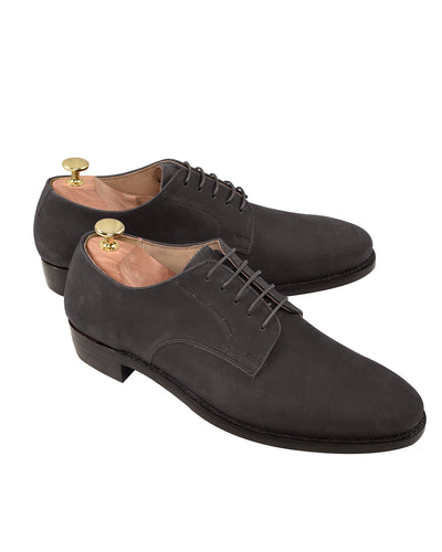 Derby en nubuck noir