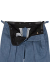 Blaue Webkante mit Türkistönung - 15 Oz