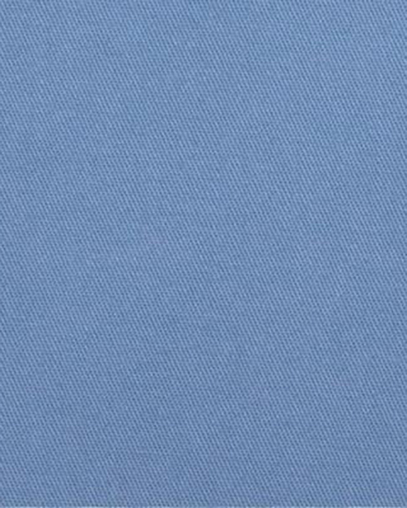 Blaues Business-Hemd: Weich, schwer und knitterfrei