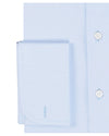Brembana 2-lagiges Giza Hellblaues Hampton-Twill-Hemd