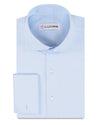 Brembana 2-lagiges Giza Hellblaues Hampton-Twill-Hemd