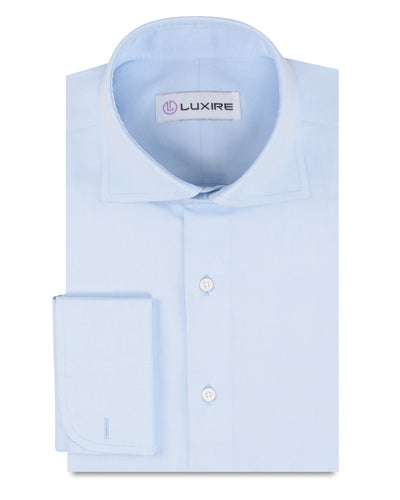 Brembana 2-Ply Giza Pale Blue Hampton Twill