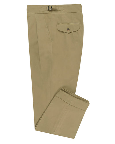 Brisbane Moss Khaki Schwerer Baumwolltwill