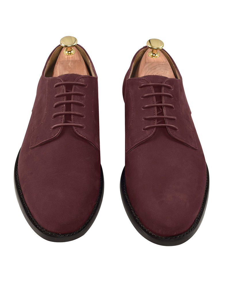 Nubuk Derby Burgund