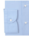 Business-Hemd - Blaue Popeline