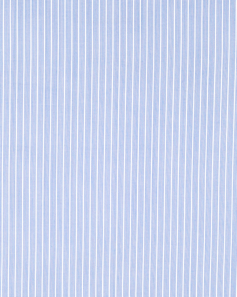 Chemise d'affaires à rayures bleues et blanches