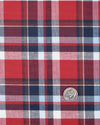 Bright Red Blue Madras Checks