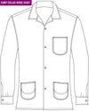 Kastanienbraunes, graues Tattersall-Flanell-Arbeitshemd
