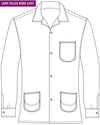 Yellow Blue Grey Herringbone Checks Work Shirt