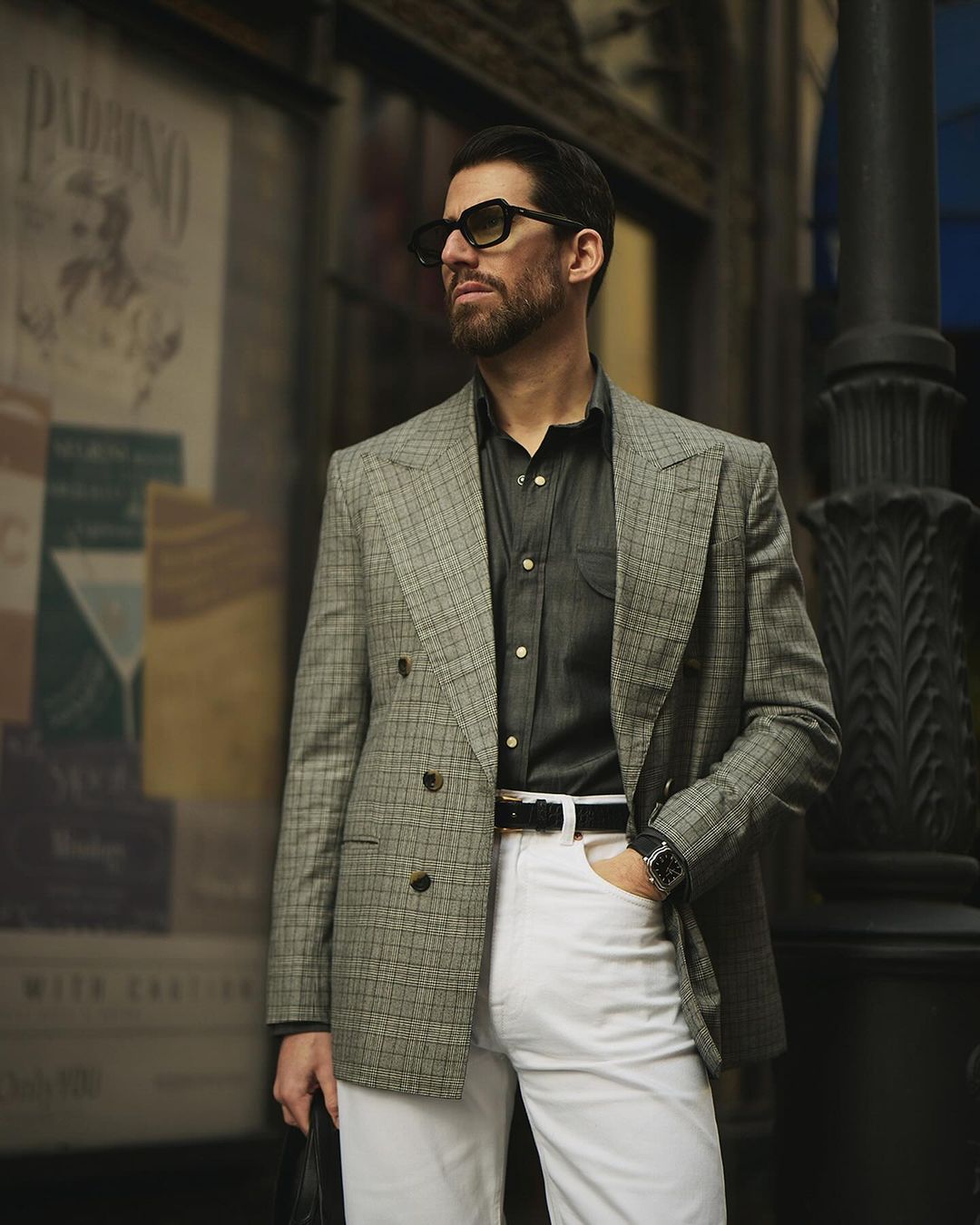 White Heavy Twill Jeans