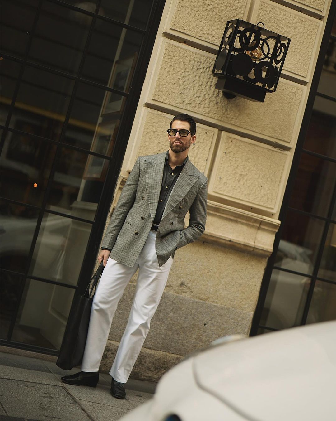 White Heavy Twill Jeans