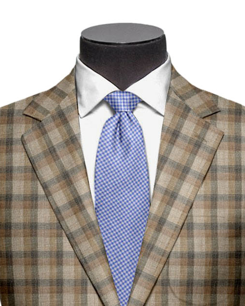Ethomas Tan Choco Checks Jacke
