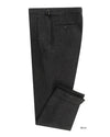Anthrazitgraue Flanellhose aus 100 % Wolle mit hohem Bund