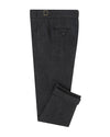 Gurkha-Hose aus anthrazitgrauem Wollflanell 
