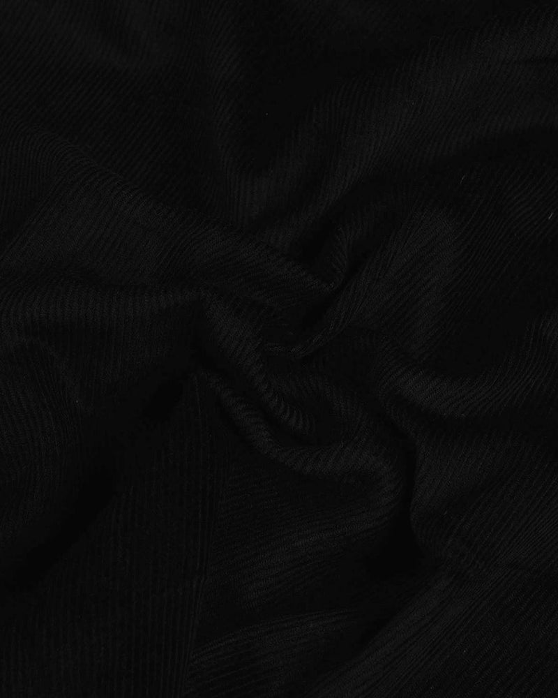 Kordsamt: Schwarz 15 Wale