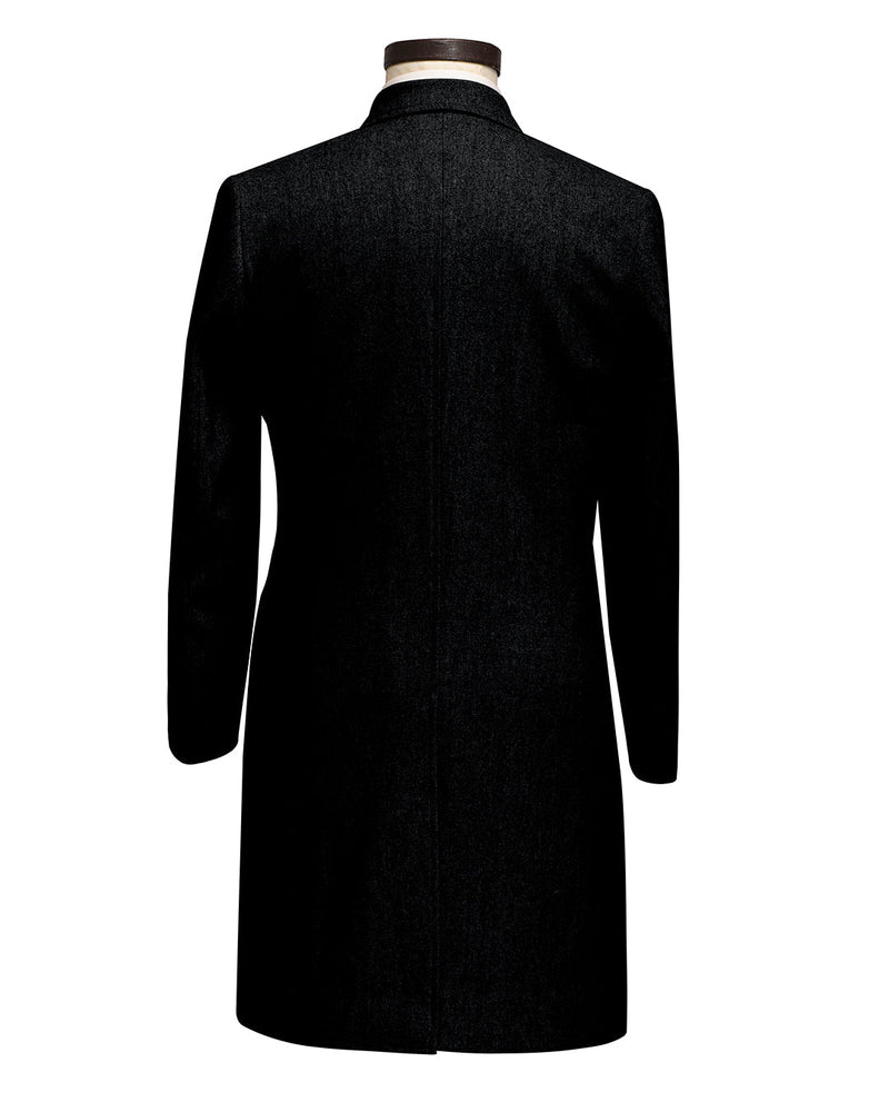 Manteau en laine gris anthracite Luxire 