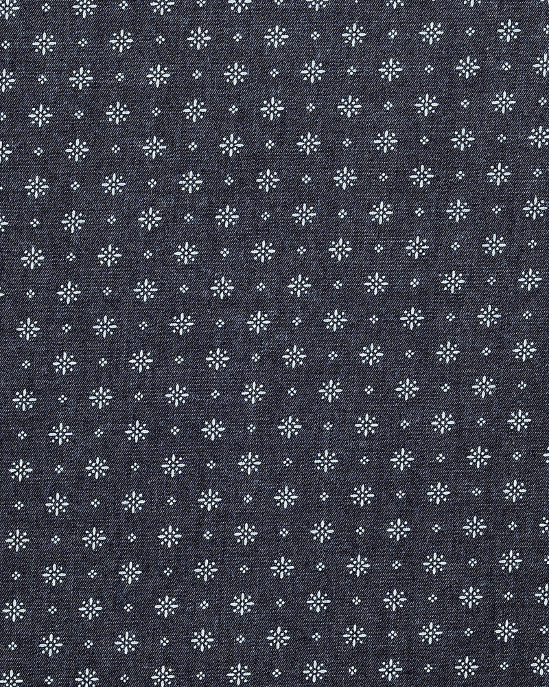 Bedrucktes Jeanshemd