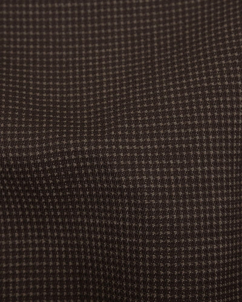 Drapers Tobacco Brown Micro Houndstooth Hose