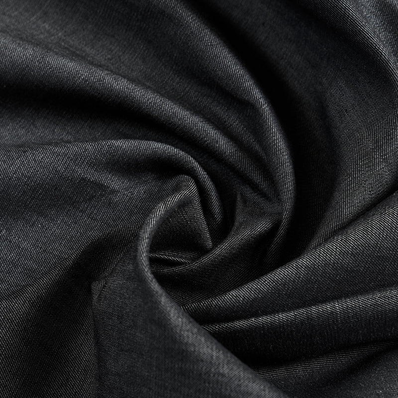 Dunkelgrauer Denim-Chambray