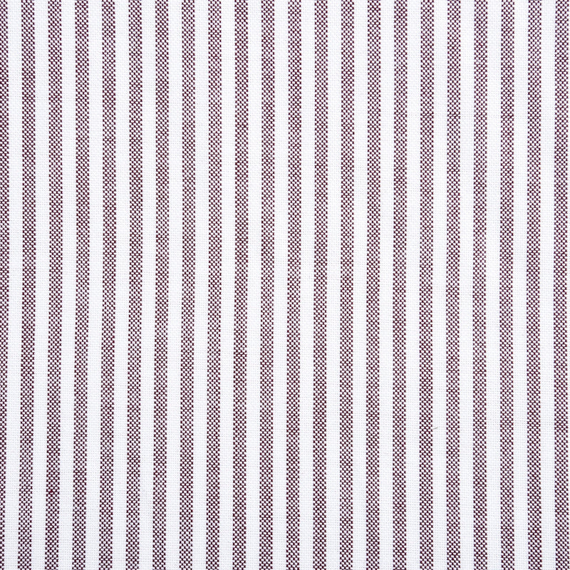Bordeauxrotes, gestreiftes Oxford-Hemd mit knitterfreiem Material