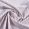 Bordeauxrotes, gestreiftes Oxford-Hemd mit knitterfreiem Material