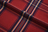 Rotes, marineblaues Flanellhemd mit Tartanmuster