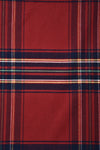 Rotes, marineblaues Flanellhemd mit Tartanmuster