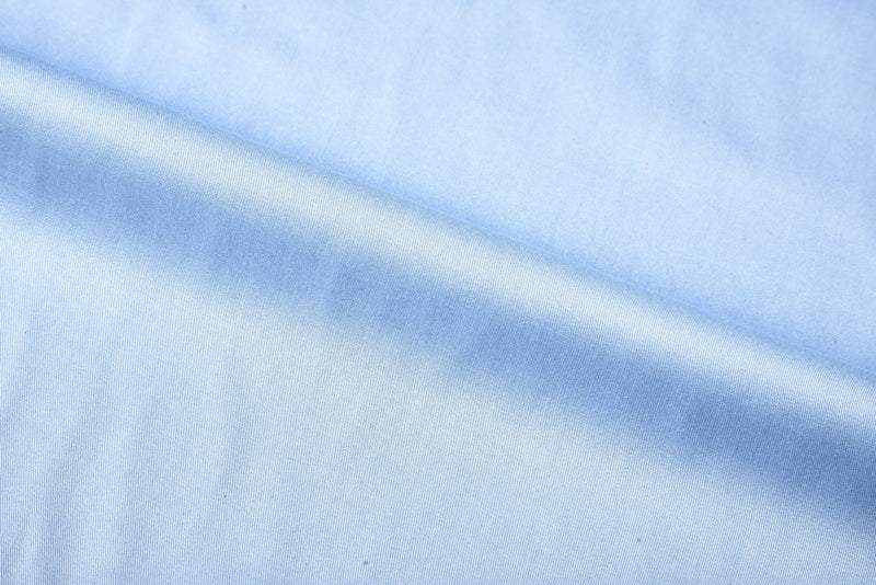 Business-Hemd: Himmelblauer Twill
