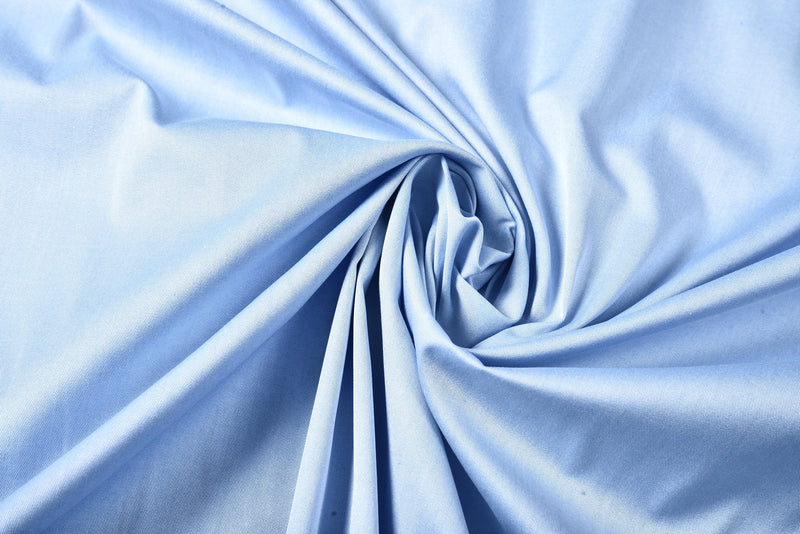 Business-Hemd: Himmelblauer Twill