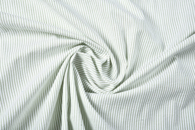 Light Green  Dress Stripes Seersucker