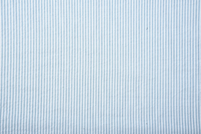 Sky Blue Dress Stripes Seersucker