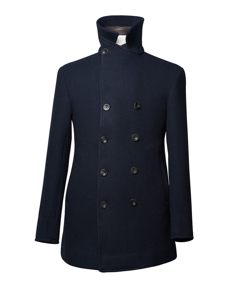 Caban en laine Dugdale - Bleu marine