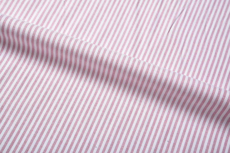 Oxfordhemd mit rosa Streifen
